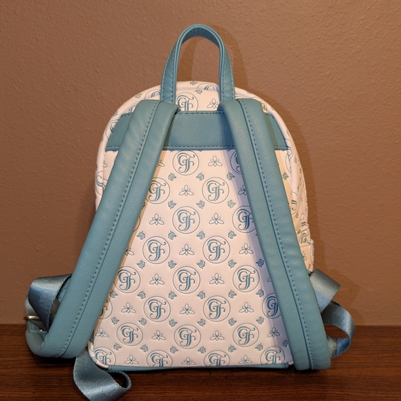 Loungefly White and Blue Mini Backpack - Picture 4 of 4